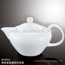 Hotel&Restaurant Used Porcelain Tea Pot With Customized Logo